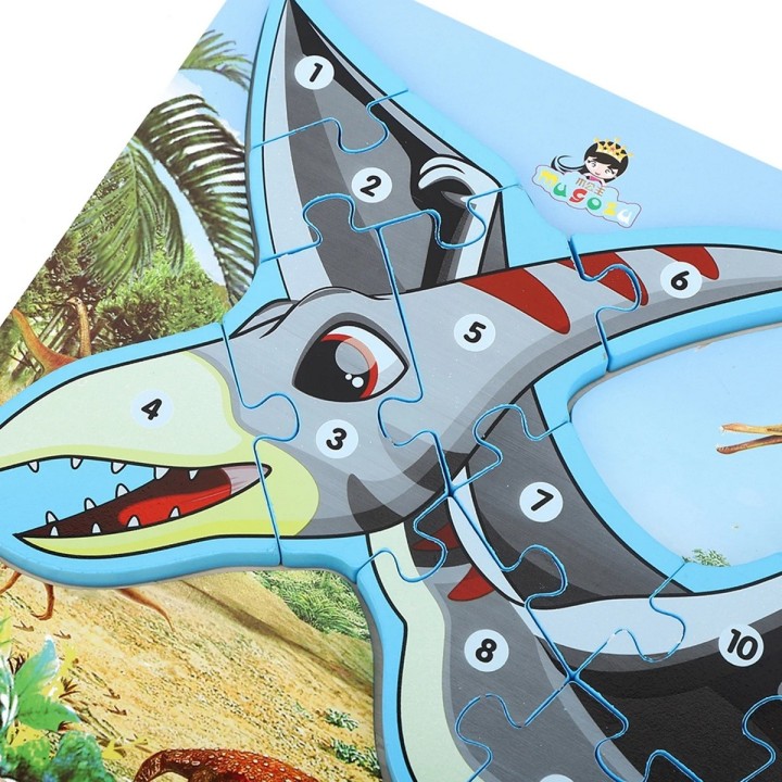 Rompecabezas Dinosaurio Aprendizaje Abecedario Didactico