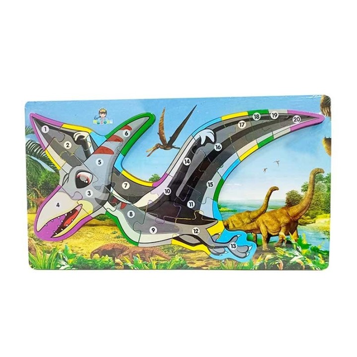 Rompecabezas Dinosaurio Aprendizaje Abecedario Didactico