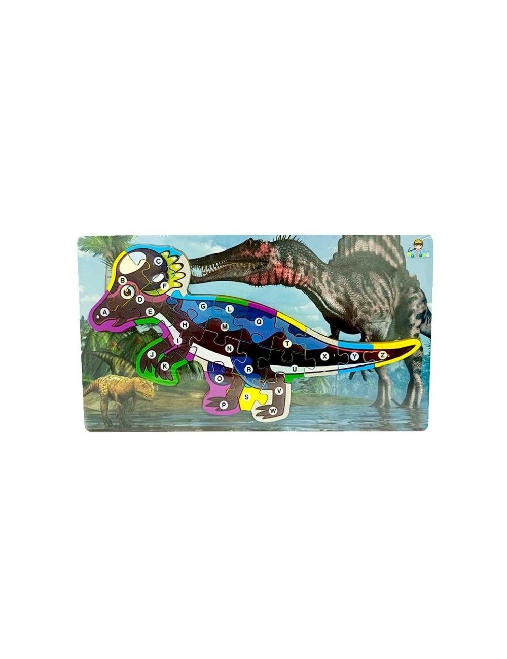 Rompecabezas Dinosaurio Aprendizaje Abecedario Didactico