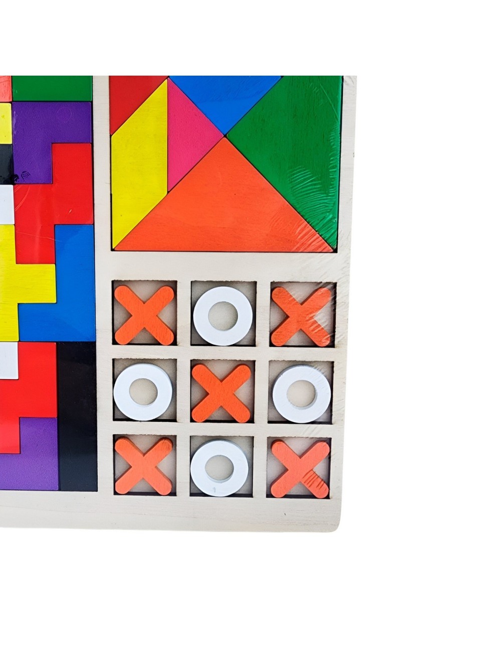 Juego De Mesa 3 En 1 Tagram Triqui Aprendizaje Didactico