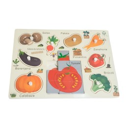 Juego Madera Rompecabeza Encastre Aprendizaje Logico Puzzle