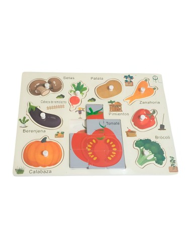 Juego Madera Rompecabeza Encastre Aprendizaje Logico Puzzle
