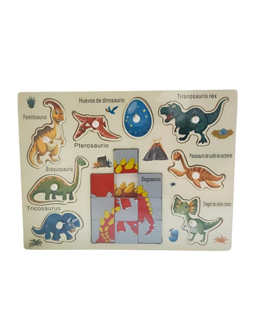 Juego Madera Rompecabeza Encastre Aprendizaje Logico Puzzle