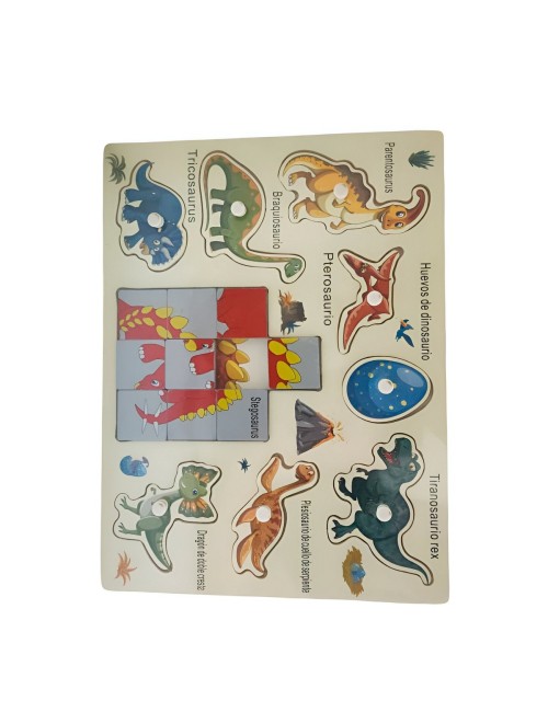 Juego Madera Rompecabeza Encastre Aprendizaje Logico Puzzle