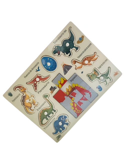 Juego Madera Rompecabeza Encastre Aprendizaje Logico Puzzle