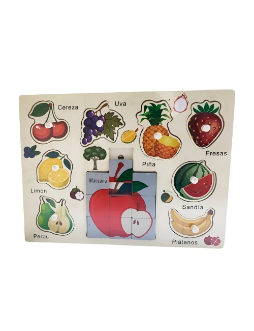 Juego Madera Rompecabeza Encastre Aprendizaje Logico Puzzle