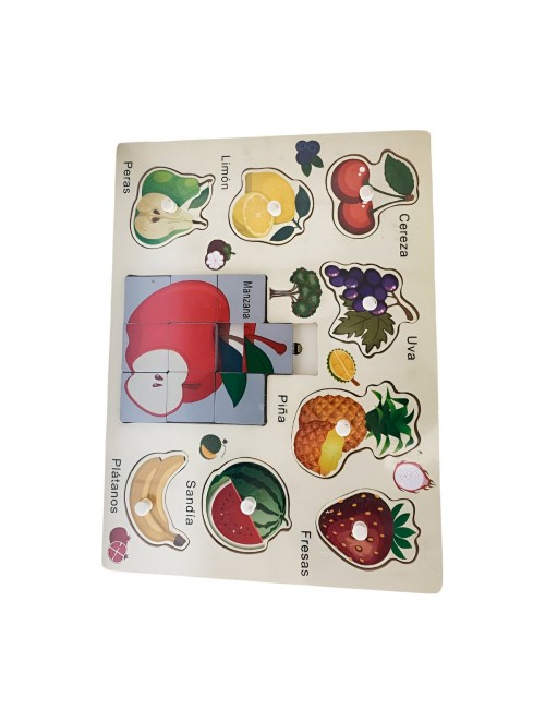 Juego Madera Rompecabeza Encastre Aprendizaje Logico Puzzle