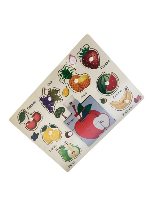 Juego Madera Rompecabeza Encastre Aprendizaje Logico Puzzle