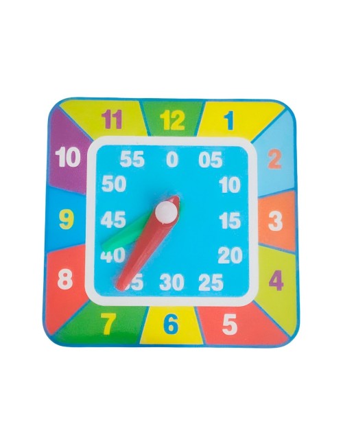 Juego Encastre Numeros Figuras Reloj Didactico Aprendizaje