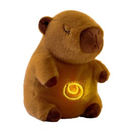Capibara Peluche Que Respira Sonido Luz Unisex + Bateria