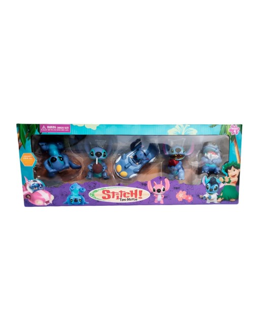 Figura Coleccionable Stitch Figura X 5 Personajes