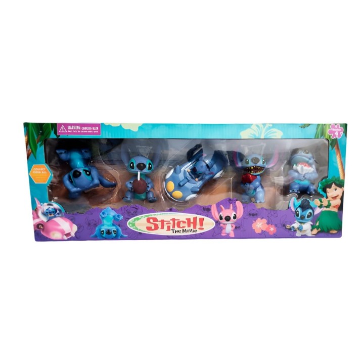 Figura Coleccionable Stitch Figura X 5 Personajes