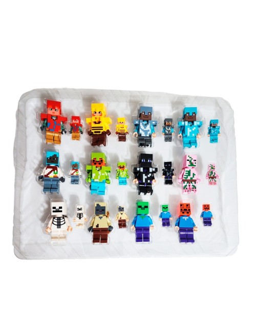 Figura Minecraft Coleccionable X 24 Personajes