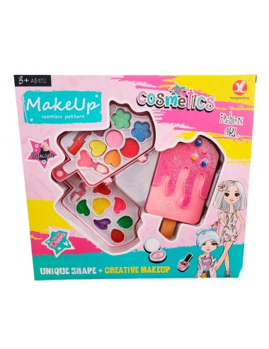 Kit De Maquillaje Paleta Set Para Niña Juguete Accesorios