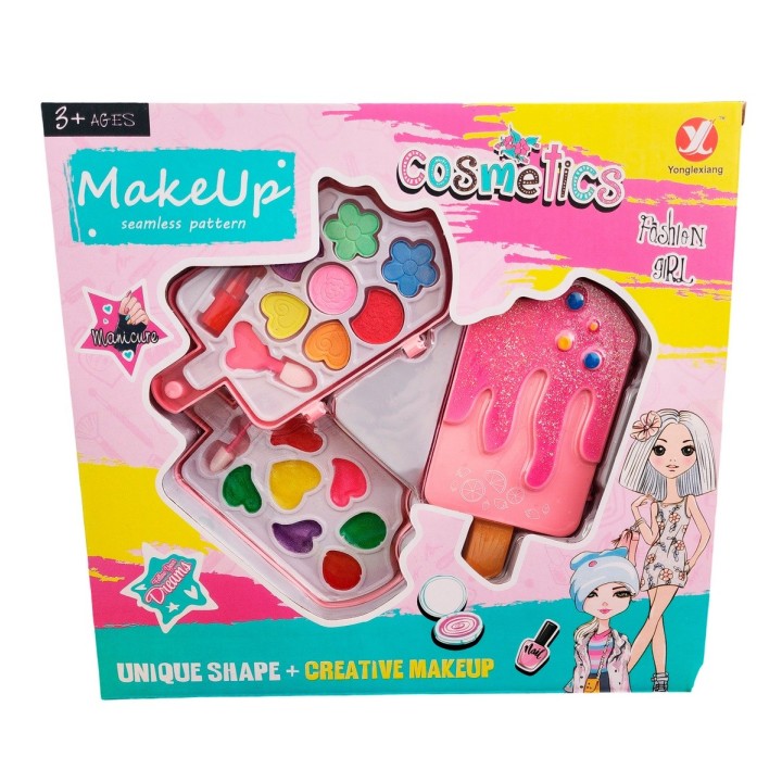 Kit De Maquillaje Paleta Set Para Niña Juguete Accesorios