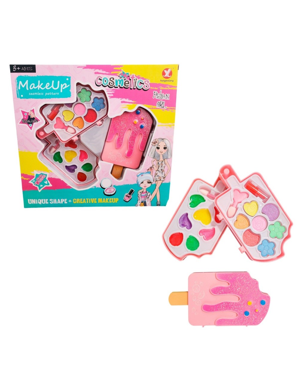 Kit De Maquillaje Paleta Set Para Niña Juguete Accesorios