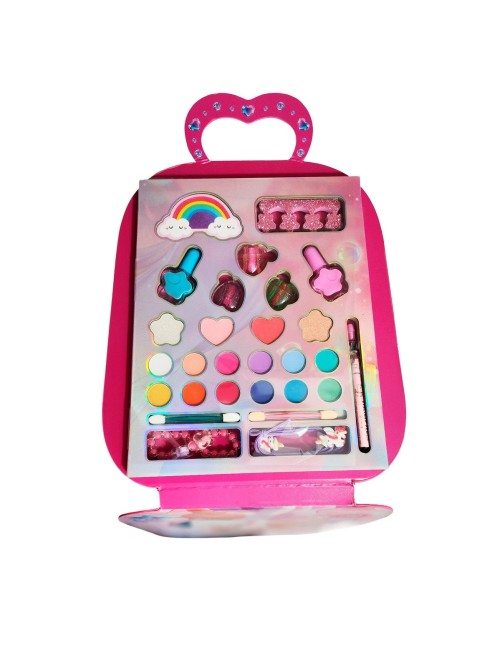 Kit De Maquillaje Para Niñas Juguete Princesa Bolso Portable