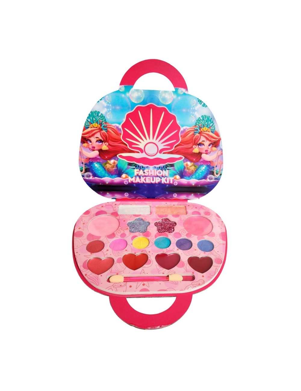 Kit De Maquillaje Para Niñas Juguete Princesas Bolso