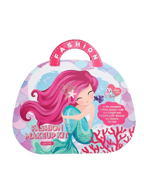 Kit De Maquillaje Para Niñas Juguete Princesas Bolso