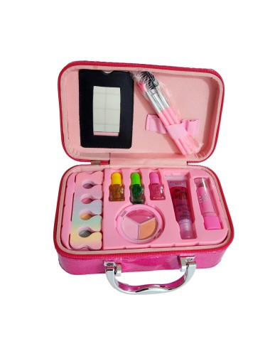 Maleta Kit Maquillaje Unicornio Pony Niñas Juguete Esmaltes