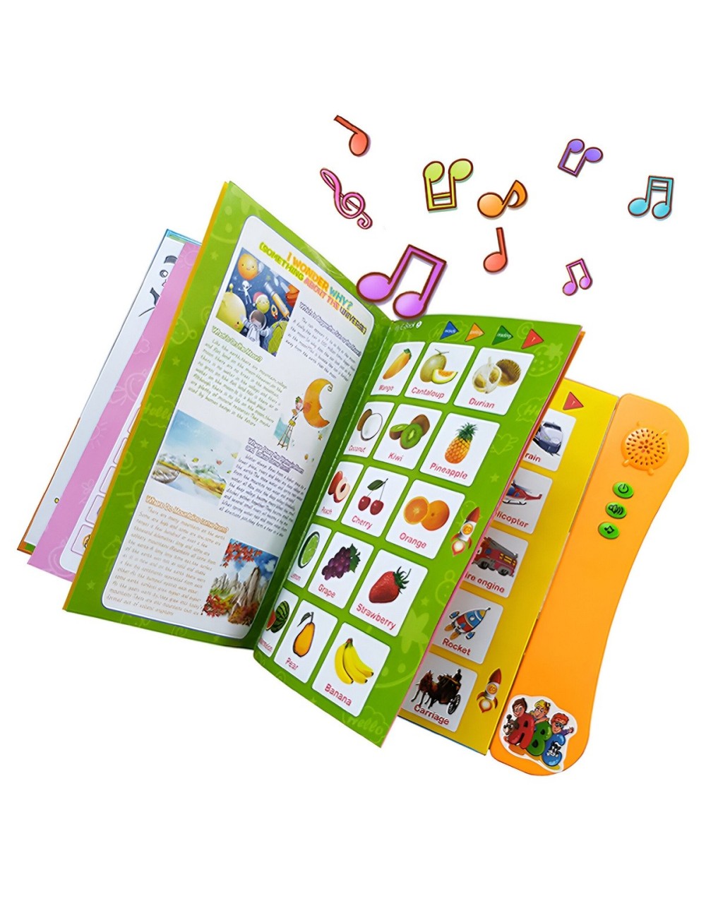 Mi Primer Libro De Estudio Español Ingles Sonido + Baterias