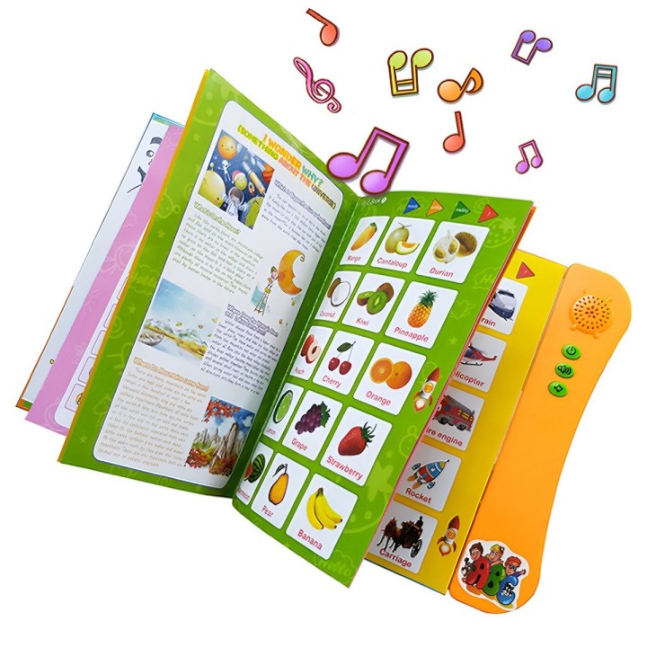 Mi Primer Libro De Estudio Español Ingles Sonido + Baterias