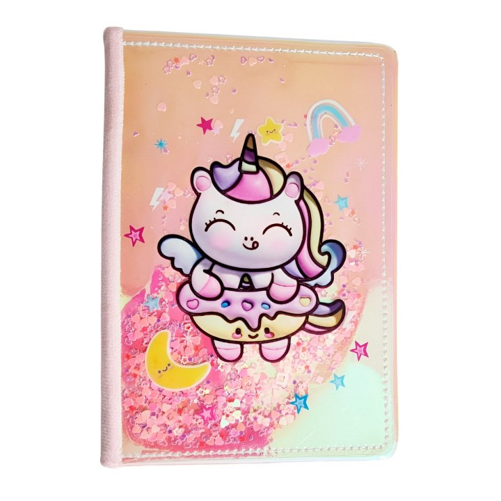 Agenda Anime Unicornio Pony Felpa Diario Multicolor Niñas