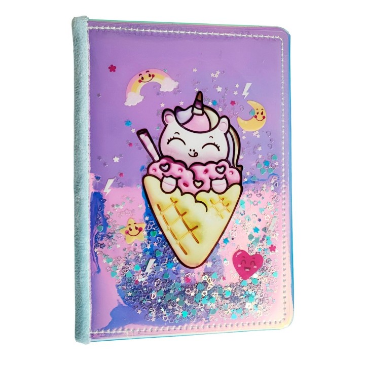 Agenda Anime Unicornio Pony Felpa Diario Multicolor Niñas