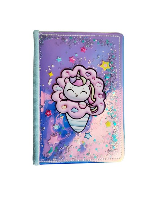 Agenda Anime Unicornio Pony Felpa Diario Multicolor Niñas