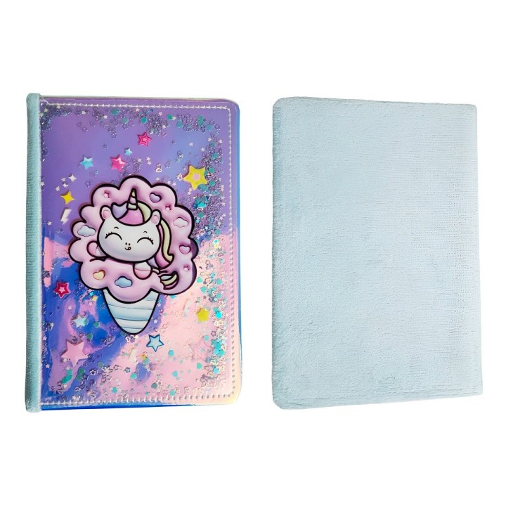 Agenda Anime Unicornio Pony Felpa Diario Multicolor Niñas