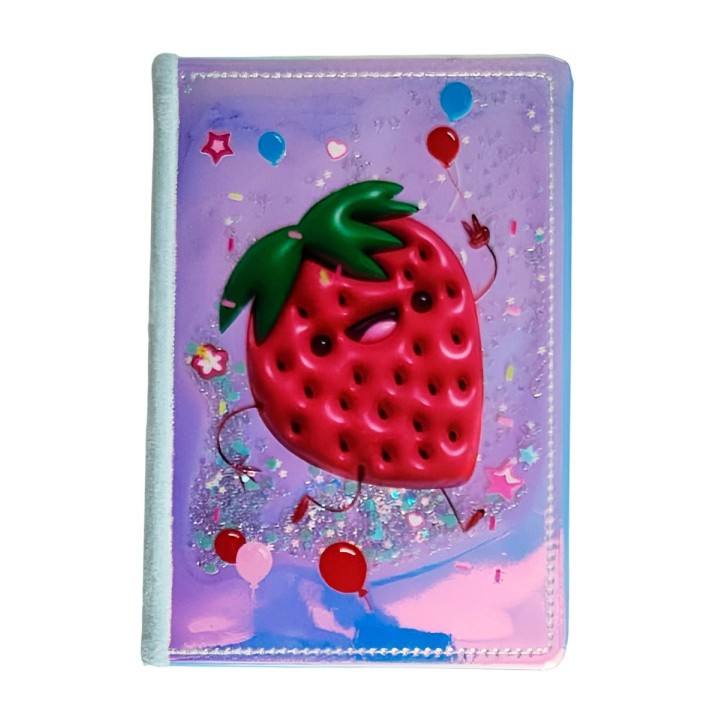 Agenda Anime Fruta Felpa Diario Multicolor Portable Niñas