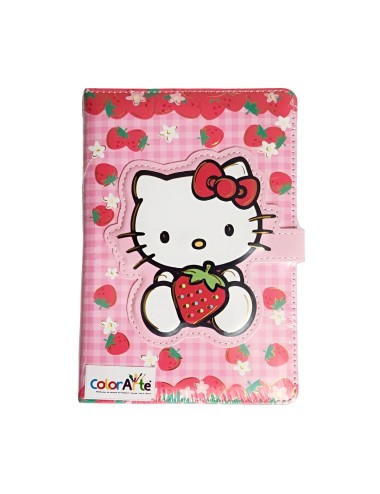 Agenda Libreta Diario Privado Hello Kitty Cierre Magnetico