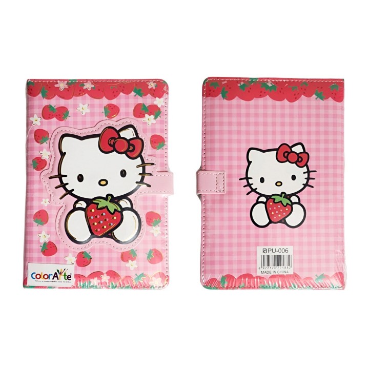Agenda Libreta Diario Privado Hello Kitty Cierre Magnetico