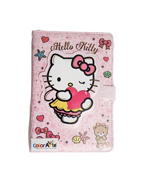 Agenda Libreta Diario Privado Hello Kitty Cierre Magnetico