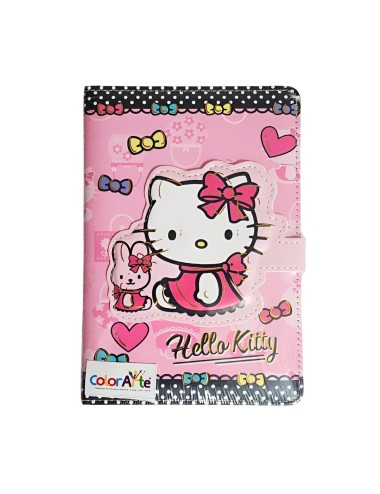 Agenda Libreta Diario Privado Hello Kitty Cierre Magnetico