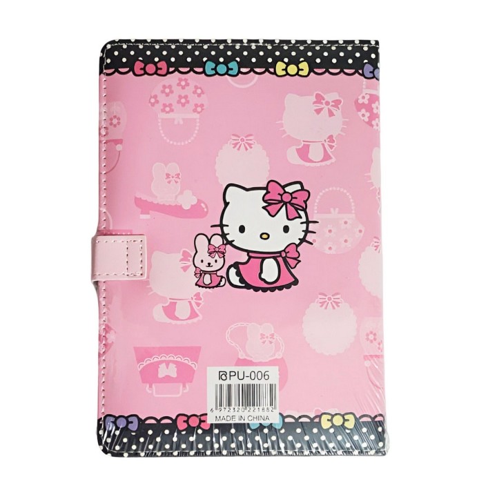 Agenda Libreta Diario Privado Hello Kitty Cierre Magnetico