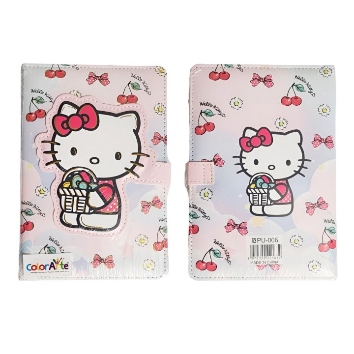 Agenda Libreta Diario Privado Hello Kitty Cierre Magnetico
