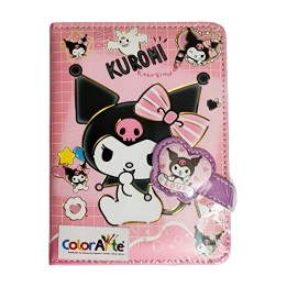 Agenda Libreta Diario Privado Kuromi Kawai Cierre Magnetico