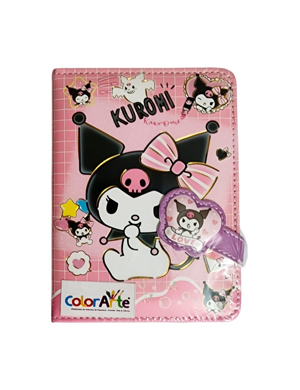 Agenda Libreta Diario Privado Kuromi Kawai Cierre Magnetico