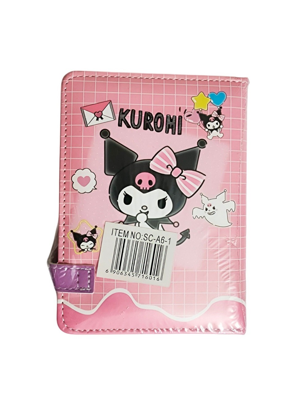 Agenda Libreta Diario Privado Kuromi Kawai Cierre Magnetico