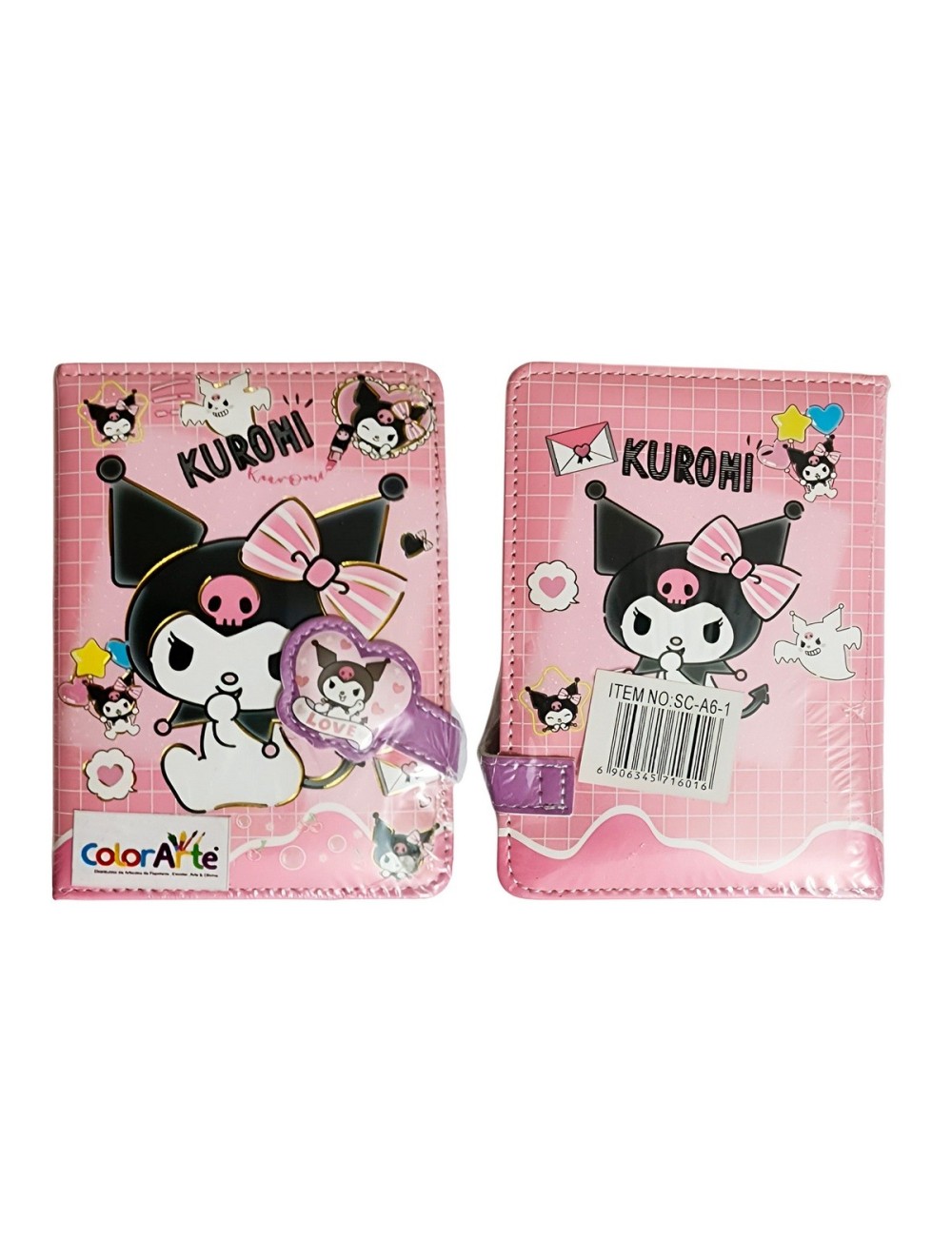 Agenda Libreta Diario Privado Kuromi Kawai Cierre Magnetico