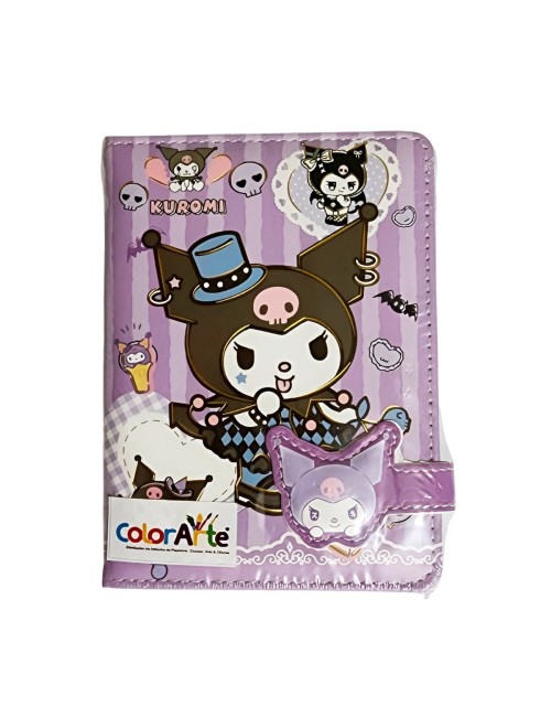 Agenda Libreta Diario Privado Kuromi Kawai Cierre Magnetico