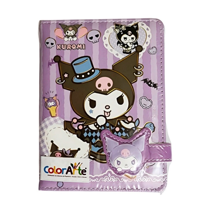 Agenda Libreta Diario Privado Kuromi Kawai Cierre Magnetico
