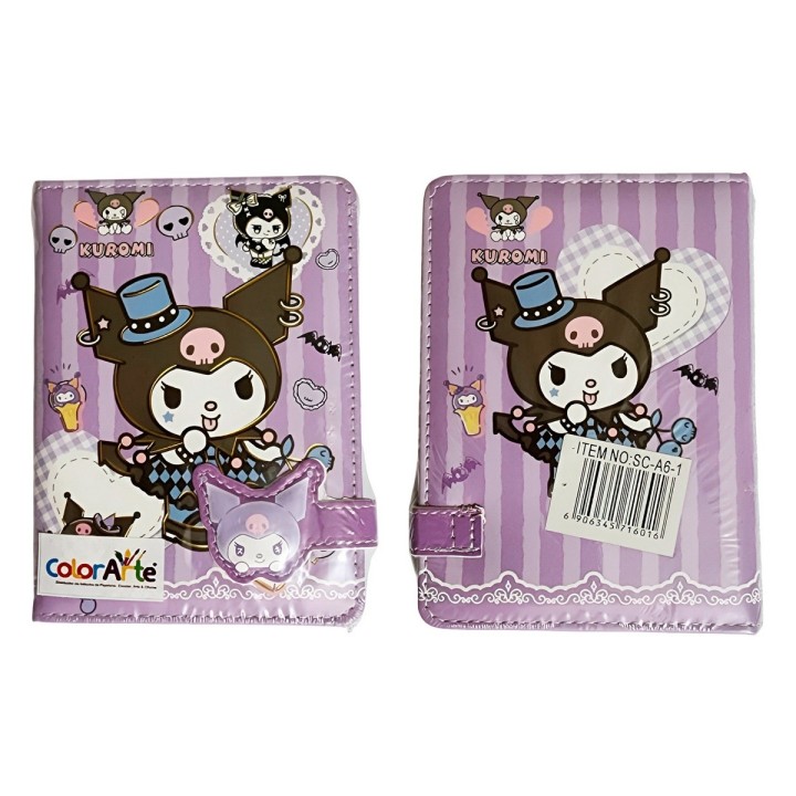 Agenda Libreta Diario Privado Kuromi Kawai Cierre Magnetico