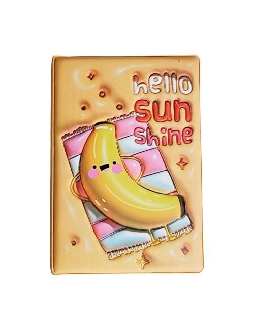 Agenda Anime Fruta Enjoy 3d Diario Multicolor Unisex