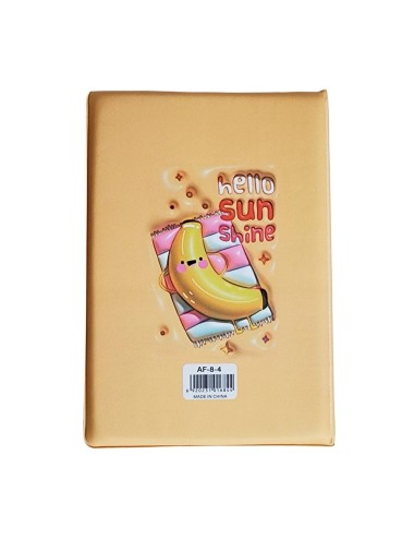 Agenda Anime Fruta Enjoy 3d Diario Multicolor Unisex