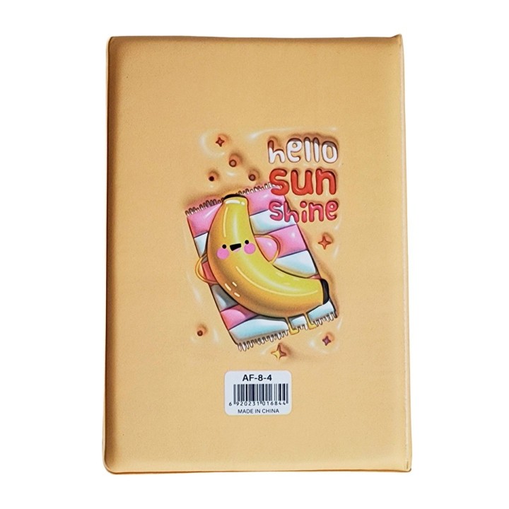Agenda Anime Fruta Enjoy 3d Diario Multicolor Unisex