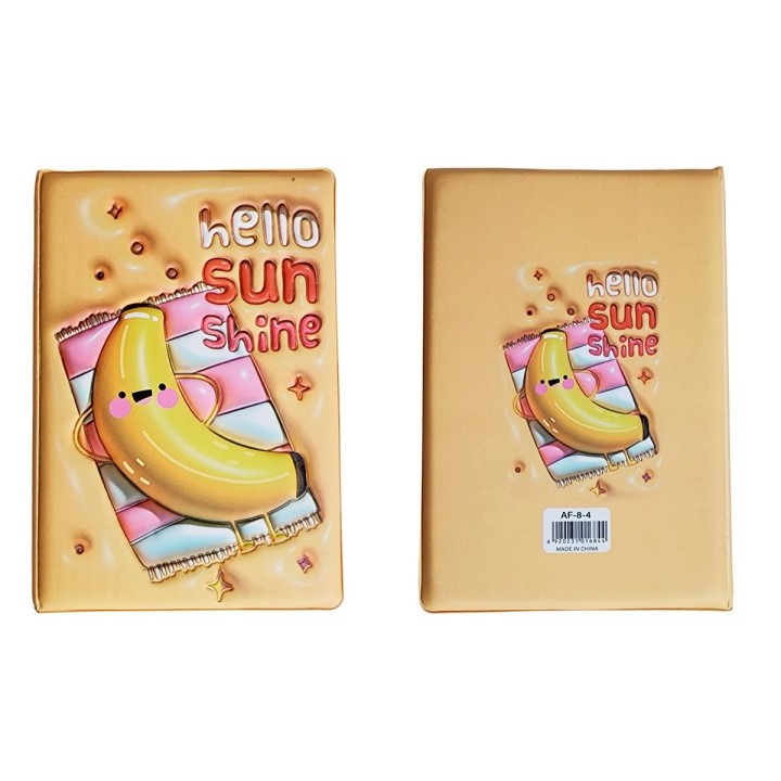 Agenda Anime Fruta Enjoy 3d Diario Multicolor Unisex