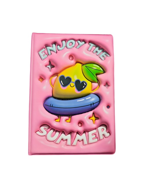 Agenda Anime Fruta Enjoy 3d Diario Multicolor Unisex