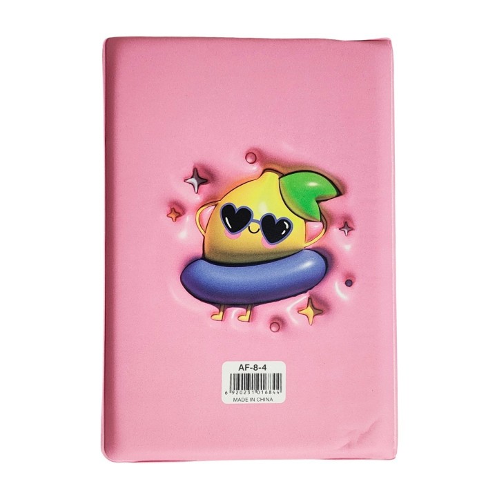 Agenda Anime Fruta Enjoy 3d Diario Multicolor Unisex